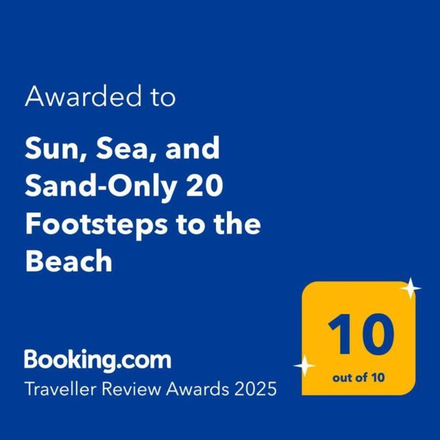 Sun, Sea, And Sand-Only 20 Footsteps To The Beach Corinto Exterior foto